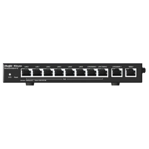 Маршрутизатор Ruijie Reyee RG-EG310GH-P-E 10-портовий PoE з хмарним керуванням