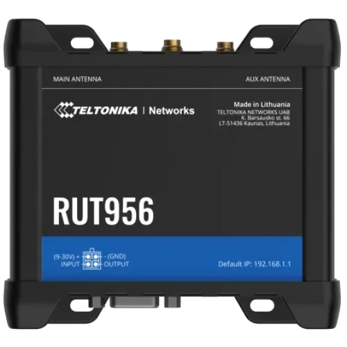 Промисловий стільниковий маршрутизатор Teltonika RUT956 з 4G LTE, Wi-Fi, RS-232, RS-485