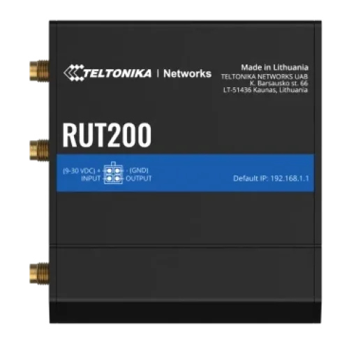 Промисловий стільниковий маршрутизатор Teltonika RUT200 з 4G LTE, Wi-Fi
