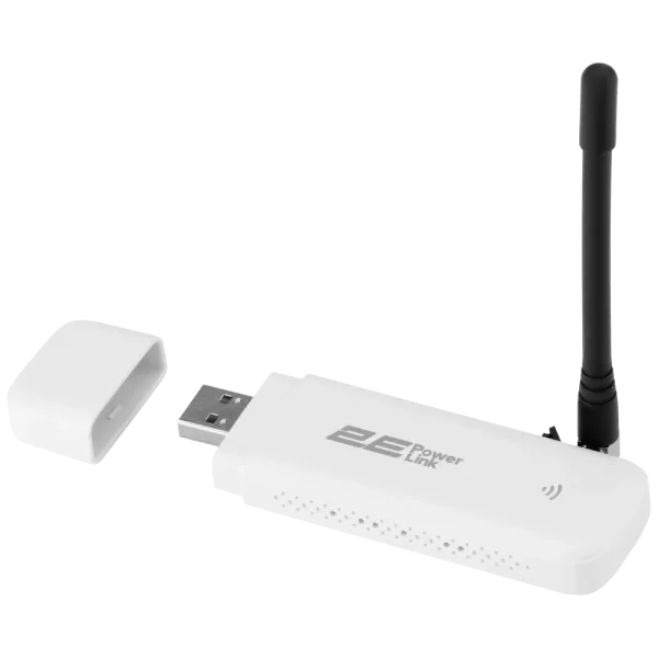 Мобільний маршрутизатор 2E PowerLink (MiFi-1 2024) LTE, Wi-Fi4, 1xUSB, 1xCRC9