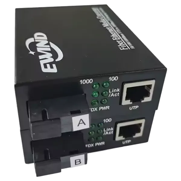 Медіаконвертер Ewind EW-810GS-20A/B 1000M