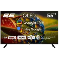 Телевізор 2E 55A77Q 55” дюйма 3840x2160 QLED Google TV