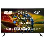 Телевізор 2E 43A77Q 43” дюйма 3840x2160 QLED Google TV
