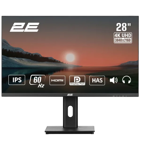 Монітор 2E L2825B 28" дюйма 3840x2160 IPS