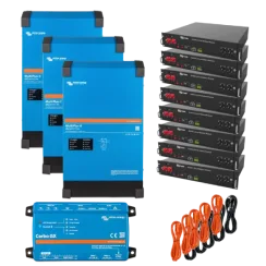 Система безперебійного живлення трифазна VictronEnergy MultiPlus-II + Dyness 12кВт 24кВт•г