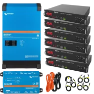 Система безперебійного живлення однофазна VictronEnergy MultiPlus-II + Dyness 4кВт 14.4кВт•г