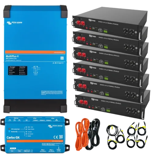 Система безперебійного живлення однофазна VictronEnergy MultiPlus-II + Dyness 4кВт 14.4кВт•г