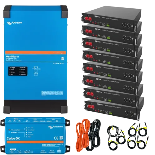 Система безперебійного живлення однофазна VictronEnergy MultiPlus-II + Dyness 4кВт 19.2кВт•г