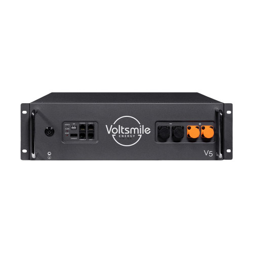 Акумуляторна батарея літій-залізо-фосфатна LiFePO4 48В 2400Вт*год Voltsmile V5 монтаж в стійку 19"