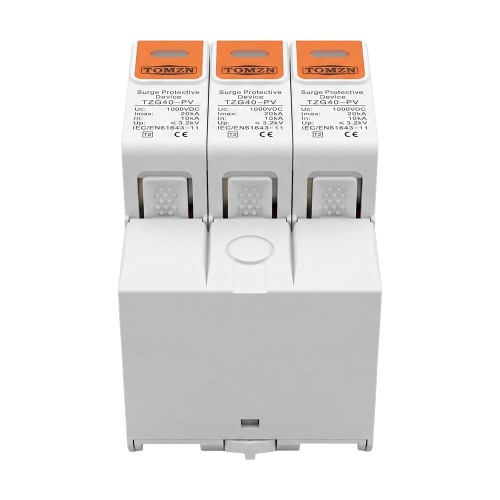 Обмежувач напруги TOMZN TZG40-PV 3P 1000V DC під DIN-рейку