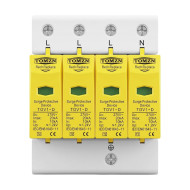 Обмежувач напруги TOMZN TOV1-20/4P 275V AC 10-20kA під DIN-рейку 4 полюси
