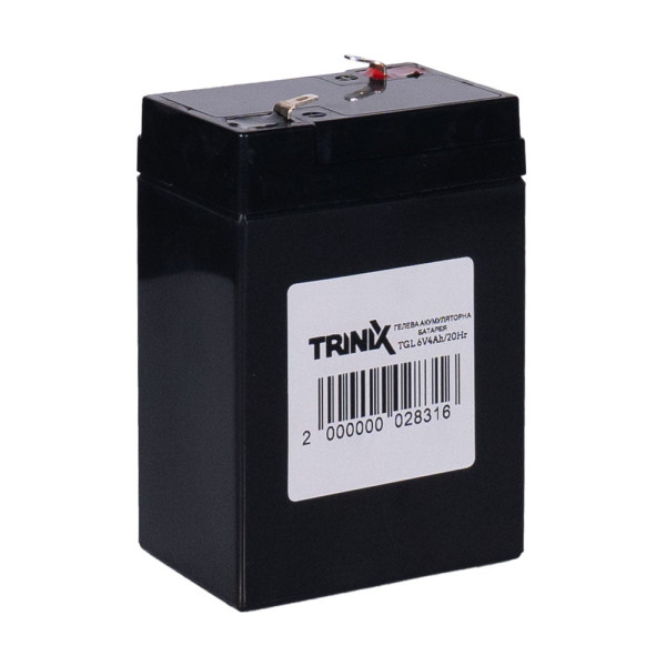 Акумуляторна батарея гелева 6В 4Аг Trinix TGL6V4Ah/20Hr GEL