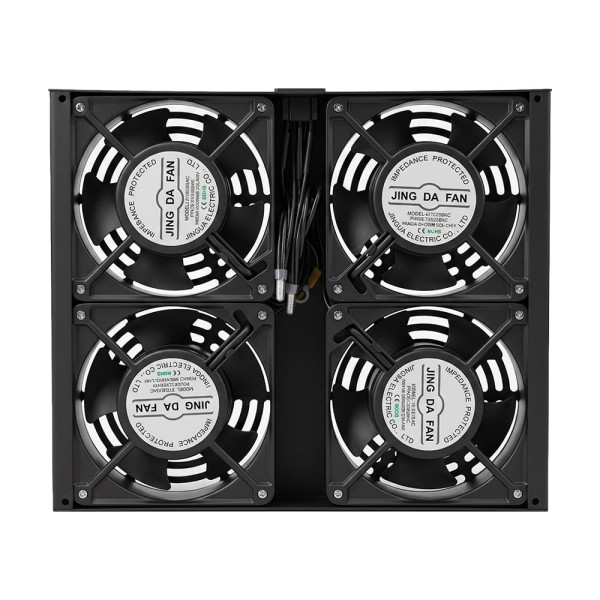 Вентилятор до комутаційних шаф глибиною 800 мм Trinix TRX-FAN4 Black