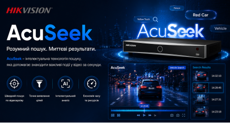 Hikvision AcuSeek: Нова ера інтелектуального пошуку в системах відеоспостереження