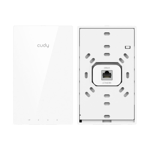 Точка доступу настінна WiFi 5 Cudy AP1300 Wall з підтримкою Mesh дводіапазонна гігабітна AC1200