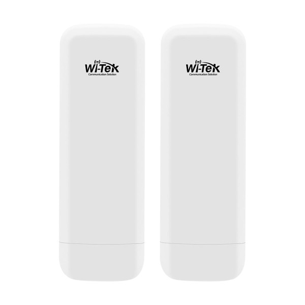 Комплект бездротового моста WiFi Wi-Tek WI-CPE800-KIT V3 5GHz, 867Mbps, 5km, 2x1000Mbps, PoE IN/LAN OUT, Cloud