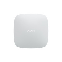 Інтелектуальна централь Ajax Hub 2 (4G) біла з 2G, 3G, 4G, Ethernet, підтримкою датчиків з фотоверифікацією