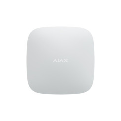 Інтелектуальна централь Ajax Hub 2 (4G) біла з 2G, 3G, 4G, Ethernet, підтримкою датчиків з фотоверифікацією