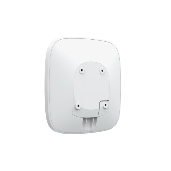 Інтелектуальна централь Ajax Hub 2 Plus біла з WiFi, 2G, 3G, 4G, Ethernet, підтримкою датчиків з фотоверифікацією
