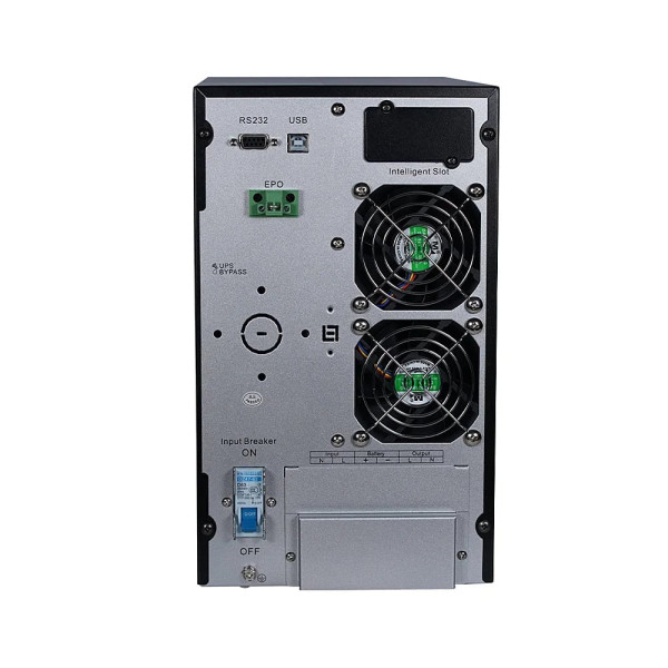 Джерело безперебійного живлення Kraft KRF-T6000VA/6KW(LCD)Ex Pro Online UPS під зовнішній акумулятор