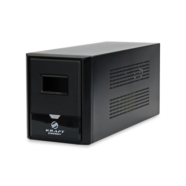 Джерело безперебійного живлення Kraft KRF-B1000VA/600W(LCD)24V UPS під зовнішній акумулятор