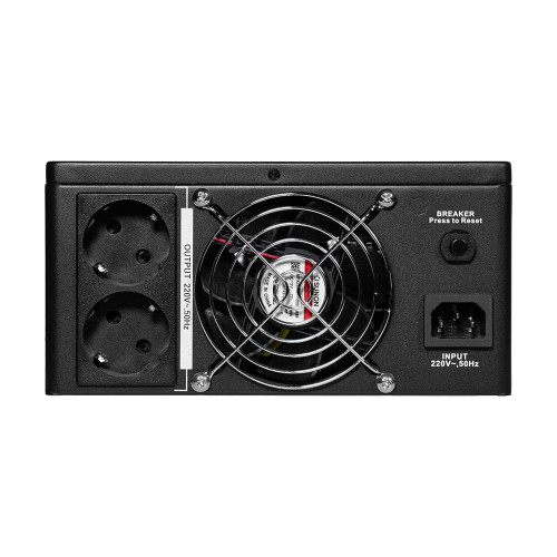 Високочастотний інвертор 1500VA/1.5kW Kraft KRF-SAVR1500VA/1.5kW-24V під зовнішній акумулятор