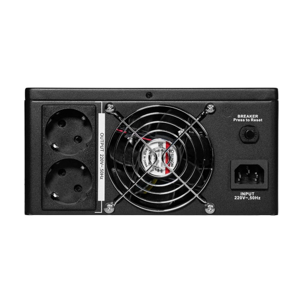 Високочастотний інвертор 1500VA/1.5kW Kraft KRF-SAVR1500VA/1.5kW-24V під зовнішній акумулятор