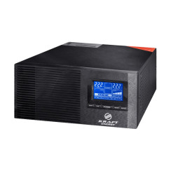 Інвертор Kraft KRF-AVR800VA/640W-12V з правильною синусоїдою під зовнішній акумулятор