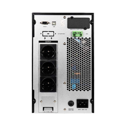 Джерело безперебійного живлення Kraft KRF-T3000VA/3000W(LCD) Pro Online UPS з вбудованими акумуляторними батареями