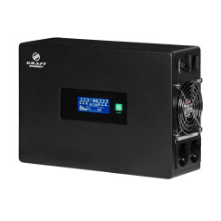 Високочастотний інвертор 1500VA/1.5kW Kraft KRF-SAVR1500VA/1.5kW-24V під зовнішній акумулятор