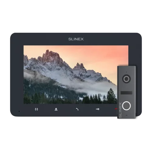 Комплект відеодомофона Slinex SM-07MN Graphite + ML-17HD Graphite