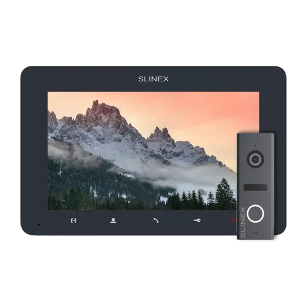 Комплект відеодомофона Slinex SM-07MN Graphite + ML-17HD Graphite