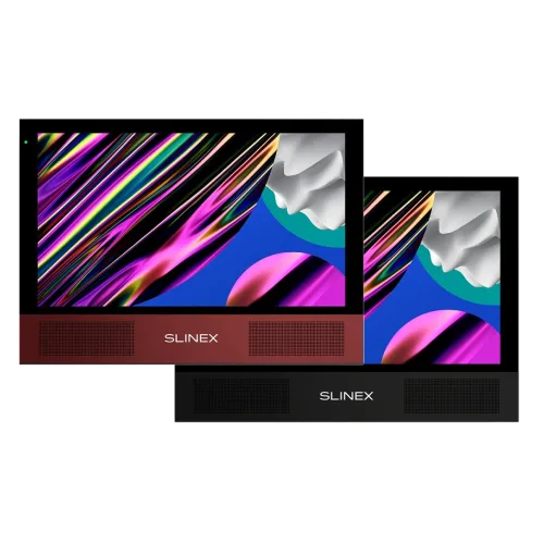Відеодомофон Slinex Sonik 10 10"дюймів чорний/червоний