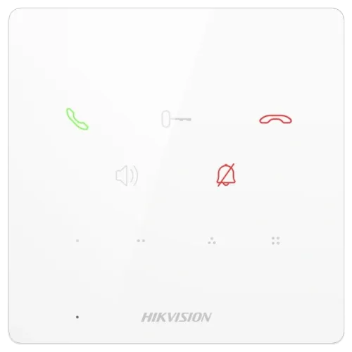 Аудіодомофон IP мережевий POE Hikvision DS-KH6000-E1/White
