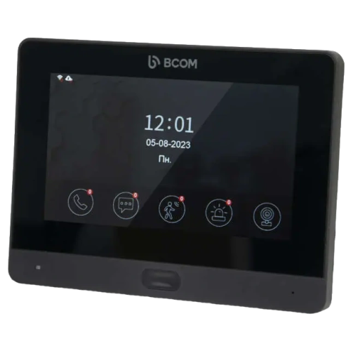 Відеодомофон BCOM BD-760FHD/T Black