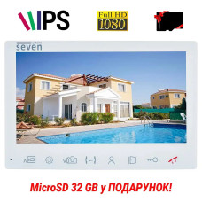 Відеодомофон 7 дюймів SEVEN DP–7575 FHD IPS white