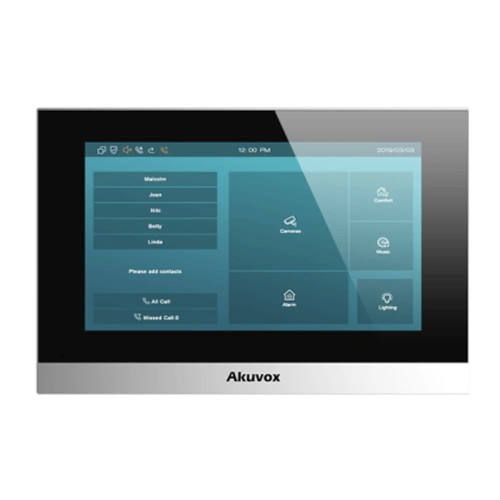 Відеодомофон 7” WiFi Akuvox C315W Silver SIP Android