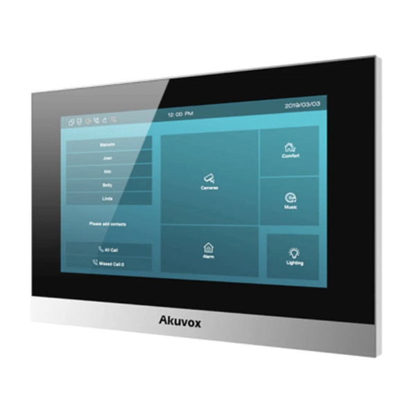Відеодомофон 7” WiFi Akuvox C315W Silver SIP Android