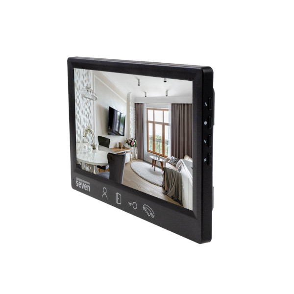Відеодомофон 7 дюймів SEVEN DP–7571 FHD black