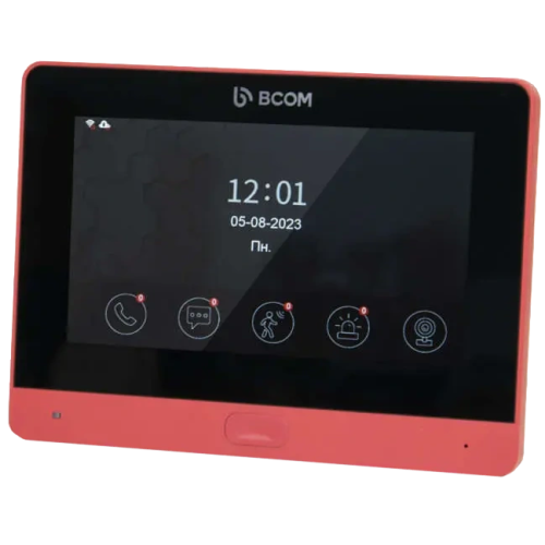 Відеодомофон BCOM BD-760FHD/T Red