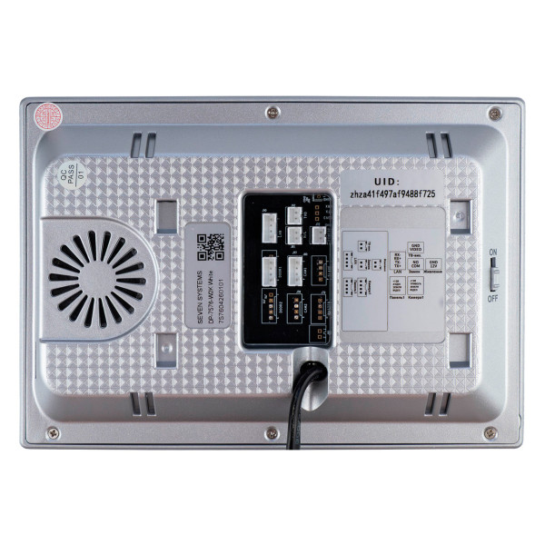 Відеодомофон 7 дюймів з Wi-Fi SEVEN DP-7576-W2K white