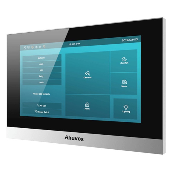 Відеодомофон 7” Akuvox C315N Silver SIP Android