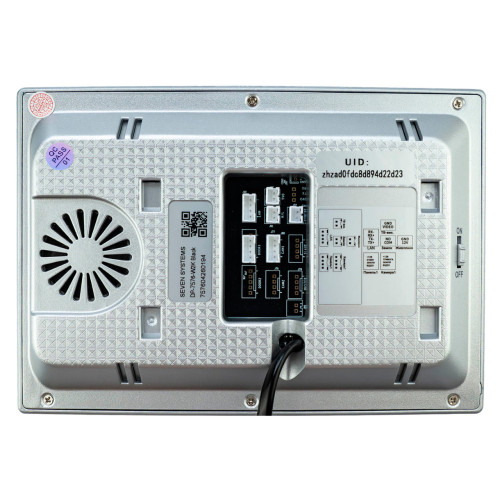 Відеодомофон 7 дюймів з Wi-Fi SEVEN DP-7576-W2K black