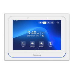 Відеодомофон 7” WiFi Akuvox X933W SIP White Android з Bluetooth