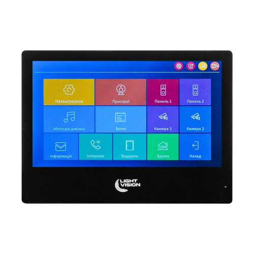 Відеодомофон 10" WiFi Tuya Light Vision SINGAPORE (AI) FHD Black