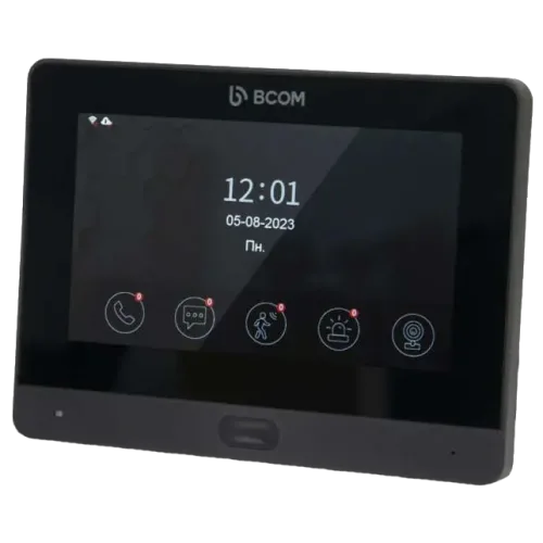 Відеодомофон BCOM BD-760FHD/T Black