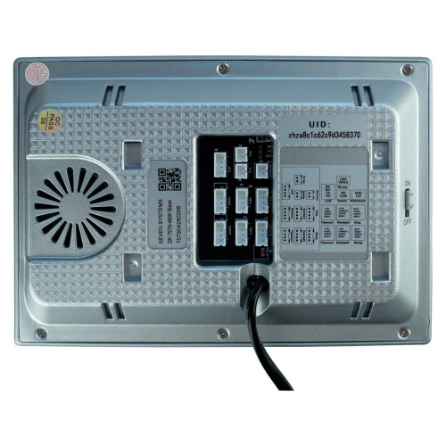 Відеодомофон 7 дюймів з Wi-Fi SEVEN DP-7579-W2K black