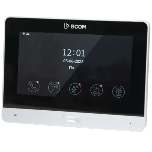 Відеодомофон BCOM BD-760FHD/T Silver