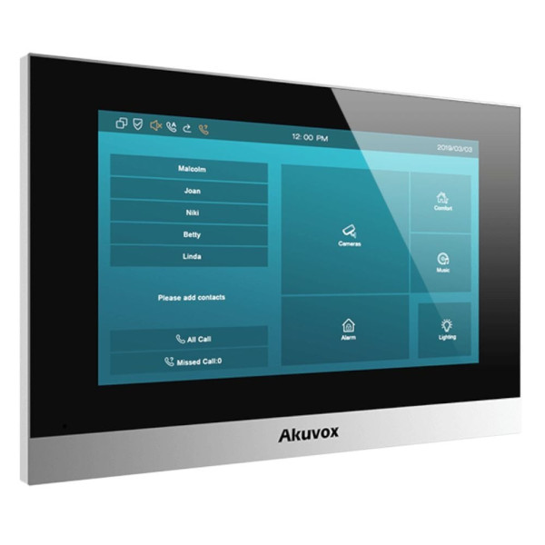 Відеодомофон 7” Akuvox C313S Silver SIP Linux