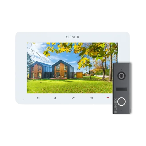 Комплект відеодомофона Slinex SM-07 White + ML-17HD Graphite